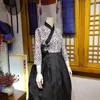 Abbigliamento etnico abito hanbok tessuto coreano