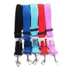 Harnais de ceinture de sécurité réglable pour animaux de compagnie, chat, chien, ceinture de sécurité pour véhicule, laisse en plomb pour chiens, 14 couleurs, Clip de ceinture de sécurité pour chien