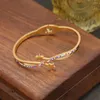 Bangle Boho Vintage The Eye Of Evil Bracelets And Bangles Zircon Crystal Heart Jewelry Gift Pulseira