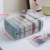 1Pcs Transparent Phone Case Organizer Storage Box with Cover Home Desktop Acrylic Sundries Storage Basket Phone Case Holder HKD230812