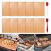 Ferramentas 10 Pcs Churrasco Grill Mat Antiaderente Resistente ao Calor Ao Ar Livre Baking Reutilizável Acessórios de Festa de Churrasco