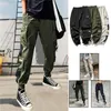 Dames s Jean Cargo Pants Black Ribbon Pocket Jogger Girls Hip Hop Streetwear Unisex Harajuku Punk Females broek Harem 230823