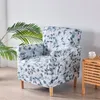 Stoelbedekkingen Bloemclub Sofa Cover Elastische Spandex Tub Fauteuil Stretch Single Couch Slipcovers voor studiebalk Teller woonkamer