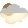 Wall Lamps Cloud Shape LED Sconces Acrylic Bedroom Bedside Lights Surface Mount Children's Room Lamp Atmosphere Decoration