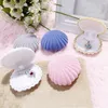 Jewelry Pouches Shell Shape Velvet Box Lovely Wedding Engagement Boxes For Earrings Necklace Bracelet Display Gift Container Wholesale