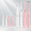 Tandborste elektrisk sonisk tandborste för vuxna tandblekning med ansiktsrengöring borstmassageverktyg för kvinnor rynka remover 230824
