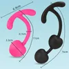 Jouets anaux Perles Butt Plugs à l'intérieur de boules métalliques pour femmes hommes Massage de la prostate gay en plein air Safe Silicone Pull Anus Dilatateur Sex Toy 230824