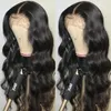 Glueless Synthetic Lace Front Wig Loose Deep Wave High Quality Heat Resistant Fiber Preplucked Hairline Baby Hair Wigs for Women