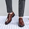 Chaussures habillées Automne chaussures en cuir véritable pour hommes chaussures de mariage à semelle souple durables pour hommes chaussures habillées de Banquet chaussures d'affaires de conférence 230824