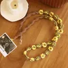 Keychains lanyards Daisy gevlochten tas riem macrame telefoonhoesje portemonnee bagage crossbody riem camera -band boho accessoires lanyard cadeau badge houder 230823