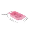 Kitchen Storage Retractable Drainer Basket Fruit Rack Collapsible Laundry Drying Container Holder Pp Supplies