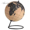 Decorative Figurines Aqumotic Cork Map Globe Bark Message Board 3d Travel Ball Wine Coole Good Earth With Graphic Needle Bulletin