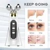 Massager twarzy mikro prąd EMS Roller Elektryczne Piękno V Typ Anti Aging Wrinkle Instrument pielęgnacji skóry 230823
