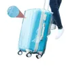 Przezroczysty bagaż podróżny PCV Ochrażnik walizki walizka wózka
