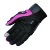 Fietshandschoenen Roze Dames Motorhandschoenen met touchscreen Motocross Lange Vinger Rijhandschoenen Zomer Ademend Luva Fietsen MTB-handschoenen x0824