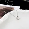 Designer ketting dames klassieke ontwerpers luxe cirkel diamant designer sieraden hanger kettingen voor dame feestgeschenken