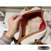 가을과 겨울 양고기 양모 패니 팩 유니osex 모델 허리 가방 베개 가방 오래된 꽃 무늬 활주로 모델 로고 무료 배송 원본 하드웨어