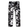 Men's Pants HoHigh quality men's jeans camouflage hunting pants multipocket army without belt 230824