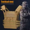 Herrvästar 600D Hunting Tactical Vest Waterproof Outdoor Body Armor Lätt JPC Molle Plate Vest för CS Game Jungle Equipment 230823