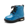 Buty zimowe buty dla dzieci skórzane wodoodporne buty dla dzieci marka dla dziewcząt chłopcy gumowe buty mody trampki 230823