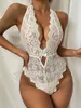 Briefs Panties Sexy Bodysuit Lingerie For Women Lace Erotic Babydoll Open Bra Crotchless Teddy Dress Sex 230824
