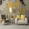 Wallpapers Noordse stijl 3D behang muurschilderingen moderne poster woonkamer slaapkamer tv achtergrond muur papel de parede voor keuken waterdicht