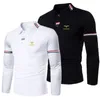 Mens Polos HDDHDHH Fall Long Sleeve Lapel Polo Shirt 230823