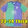 23 24 24 Koszulki piłkarskie Malaga Malaga 2023 2024 Away K Bare Juanpi Adrian CF Football Shirt Bar Casas Juankar Camiseta de Futbol Juande Jersey Hombres Mundus