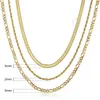 Chains Vintage Gold Chain Necklace For Women Herringbone Rope Foxtail Figaro Curb Link Choker Jewelry Accessories Whole9043713