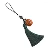 Keychains Sandalwood Bell Sachet Car Key Chain Pendant Mobiltelefon smycken.