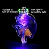 キーチェーンランヤードVograceカスタムLEDキーチェーンアニメアクリルチャームプリントライトキーチェーン230823