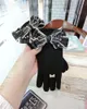 Cinq doigts gants rayé arc cachemire coréen dames hiver mode mignon écran tactile doigt chaud femmes A431 230824