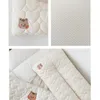 Pillows Baby Pillow Embroidery Bear Squirrel Head Protector Stuff Four Seasons Infant Children Kids Bed Products 230824