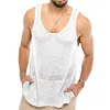 Heren tanktops luisteren Windwind Men S Training Summer Mouwloze solide kleur Outdoor T Shirts Gym Spuscle (A-Black XXXL)