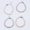 Charm Bracelets Natural Color Genuie Rice Shape Pearl Elegant Style Beads For Women's Gifts