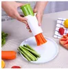 1pc Chiette vegetali creative da cucina da cucina cucumero di carota divisore fragola splitter splitter cucina accessori gadget hkd230810