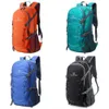 Pacotes de mochila Queshark Profissional 40L Ultraleve Atualização À Prova D 'Água Dobrável Ao Ar Livre Camping Mochila Escalada Caminhadas Saco de Viagem 3 Cores 230824