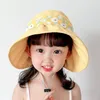 Cappelli cappelli da bambino per bambini fiore fiore vuoto top bet cotone sombrero de playa mujer viaggio