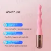 Vibrators Anale vibrator anaalplug sexproducten zachte prostaatstimulator vrouwelijke kralen speelgoedkont 230824