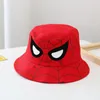 Designer Sun Hat Cartoon Cute Spider Kid Hats Breathable Anime Outdoor Sports Caps Caps de Noël Gift 8style