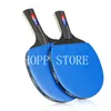 Raquettes de Tennis de Table 2 pièces LOKI K5000 bleu éponge raquette de carbone professionnel Original Ping-Pong avec sac 230824