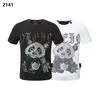 Plein Bear Trube Mens Designer Tshirts Brand одежда одежда для розыгрыша Shulls Skulls Мужская футболка с круглой шеей SS Ss Ss Hip Hop футболка Top Tees 16587