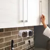 Küche Aufbewahrung Wand Gewürzregal-Rackgläser Organizer zum Gewürzen selbstkleber klarer Schubladen-Raumsparungs-Box-Gewürz