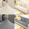 Chair Covers Plain Jacquard Sofa Seat Elastic Cover For Living Room Soft Furniture Protector Washable Cushion Pets