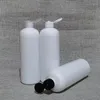 Bottiglie di stoccaggio Cosmetico riutilizzabile in plastica da 500 ml per imballaggi da viaggio Tappo con patta in PET Bottiglia a bocca appuntita Contenitore per lozione per shampoo