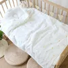 Battaniye kış işlemeli kiraz ayı bebek yatakları yorgan muslin pamuk çocuklar bebek yatak yorgan battaniye beşik battaniye konfor ekoid