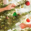 زخرفة شجرة عيد الميلاد قلادة لطيف أكريليك حيوان عيد الميلاد الشجرة معلقة الحلي العام الجديد هدايا حفلة