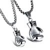 Dominante Bokshandschoenen Lange Ketting Mannen Colar Kettingen Hangers Lange Neckless Vrouwen Heren Nieuwe Halsband Ogrlica Halskette255r