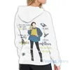 Moletom masculino masculino para mulheres engraçadas meninas - Janis Sarkisian Print Casual Hoodie Streatwear