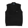 Men's Vests Solid Knitted Oversized Sweater Women Winter Fashion Chaleco Punto Mujer Casual Design Vest Clothing